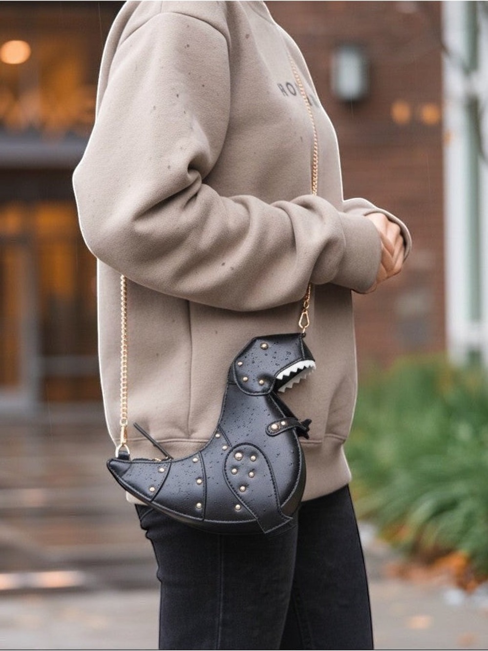 Novelty Dinosaur Crossbody Bag - Picture 6 of 9